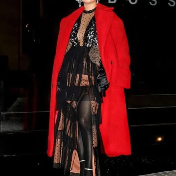 LADY IN RED Faux sherpa Teddy Coat - Picture 3 of 11